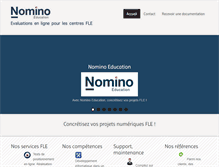 Tablet Screenshot of nominoeducation.com